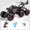 2.4G Remote Control Car 6 Wheels Racing Climbing Off-road Truck With Removable Helicopter