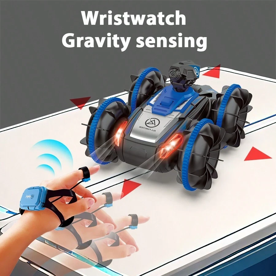 2.4G Amphibious Vehicle Dual Mode Water Column Car 360° Rotation Waterproof RC Car For Kids 5 2.4G Amphibious Vehicle Dual Mode Water Column Car 360° Rotation Waterproof RC Car For Kids - Image 5