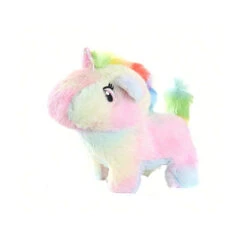 Unicorn Plush Toy Talking Wagging Nodding Educational Doll Electric Animal Interactive Animated Toy For Toddler