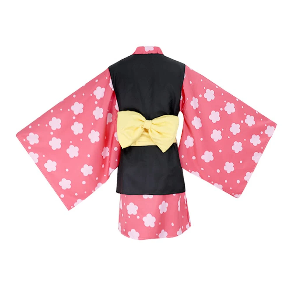 Kids/Adult Makomo Costume Halloween Makomo Cosplay Outfit Full Set Kimono Suit 2 Kids/Adult Makomo Costume Halloween Makomo Cosplay Outfit Full Set Kimono Suit - Image 2