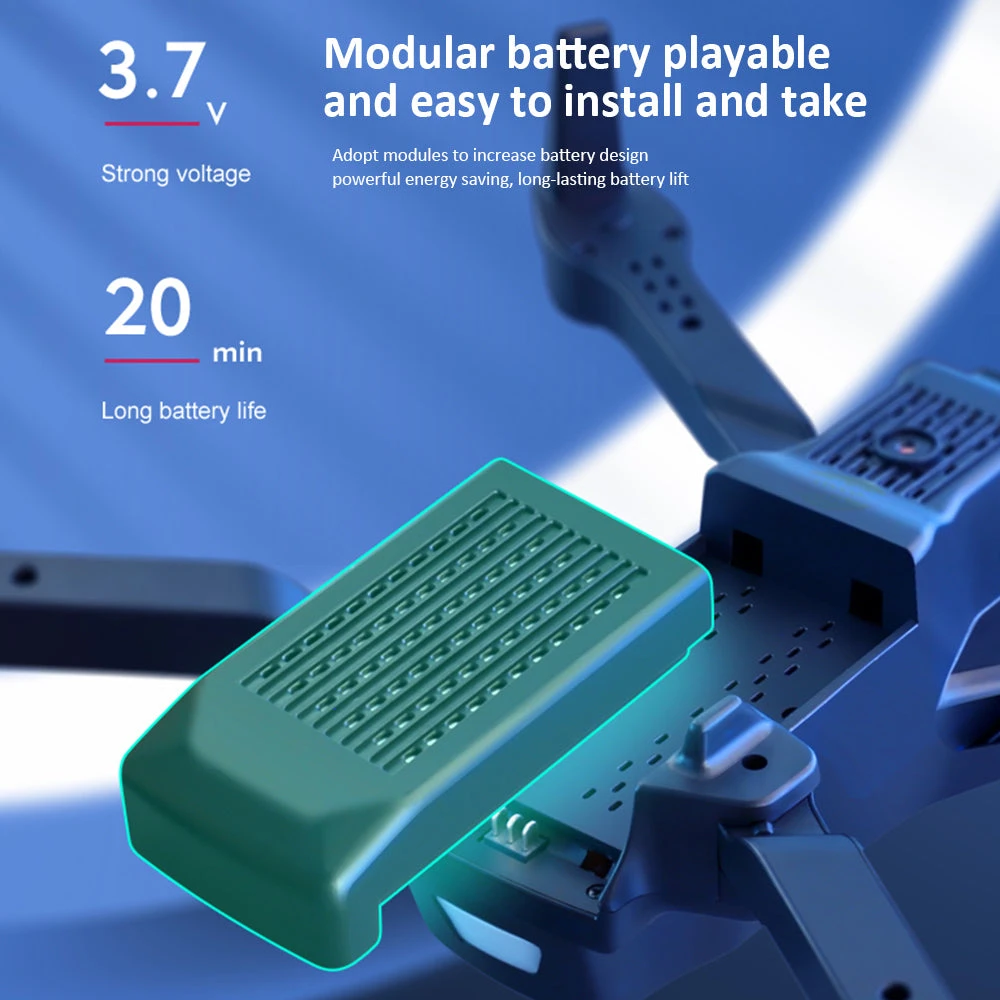 FPV Drone RC Foldable Mini Drone With 1080P HD Camera Live Video For Kids Adults Beginners 10 FPV Drone RC Foldable Mini Drone With 1080P HD Camera Live Video For Kids Adults Beginners - Image 10