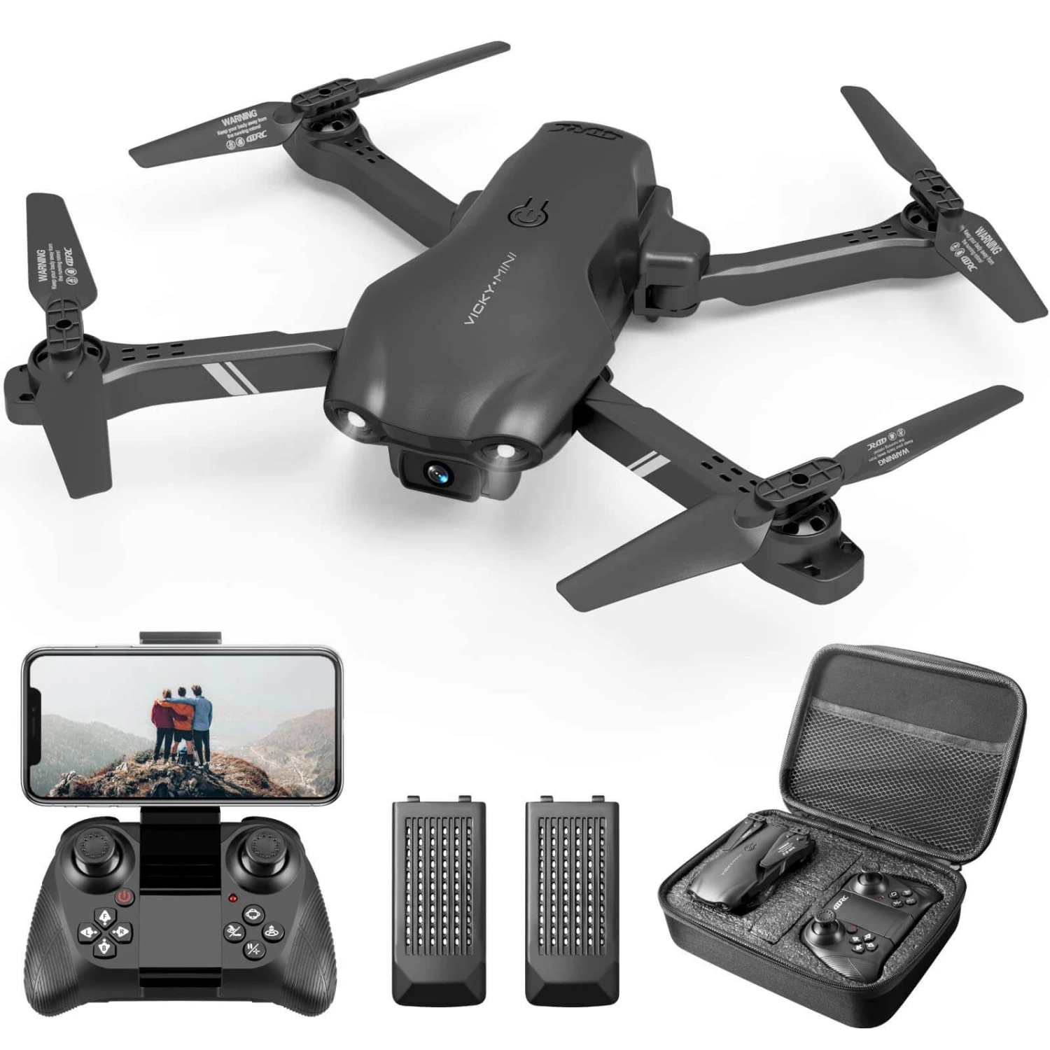 FPV Drone RC Foldable Mini Drone With 1080P HD Camera Live Video For Kids Adults Beginners 1 FPV Drone RC Foldable Mini Drone With 1080P HD Camera Live Video For Kids Adults Beginners