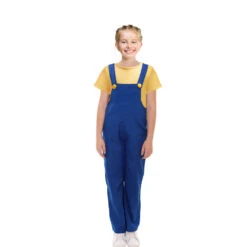 Girls Costumes Outfit Yellow T-Shirt And Blue Overalls -Sun Baby Sales Store minion cosplay costume 9