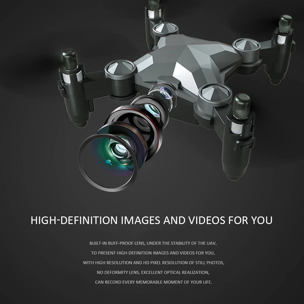Foldable RC Drone With Camera 720P HD Mini Camera Drone Quadcopter For Kids 12 Foldable RC Drone With Camera 720P HD Mini Camera Drone Quadcopter For Kids - Image 12