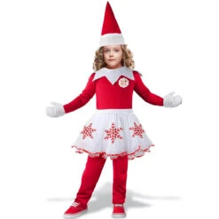 Christmas Elf Costume Mommy And Me Matching Christmas Outfits Jumpsuit Skirt Hat And Mittens 4pcs Suit -Sun Baby Sales Store mommy me christmas elf dress 2