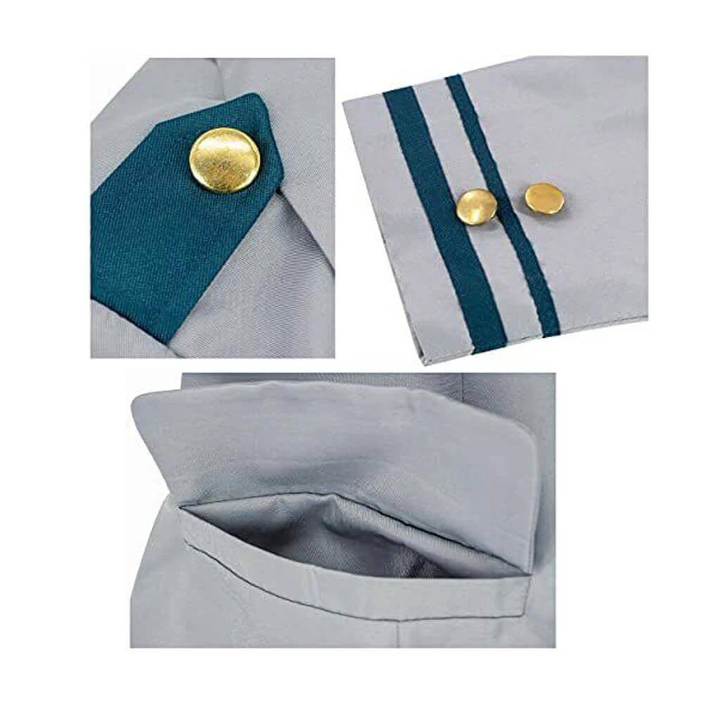 Adult Ochaco Uraraka Cosplay Costume Uravity Cosplay Outfit Hero High School Dress Suit 6 Adult Ochaco Uraraka Cosplay Costume Uravity Cosplay Outfit Hero High School Dress Suit - Image 6