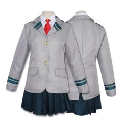 Adult Ochaco Uraraka Cosplay Costume Uravity Cosplay Outfit Hero High School Dress Suit