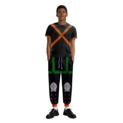 Anime MHA Katsuki Bakugo Costume Bakugo Cosplay Hoodie Pants And T-shirt -Sun Baby Sales Store my hero academia katsuki bakugo costume 4