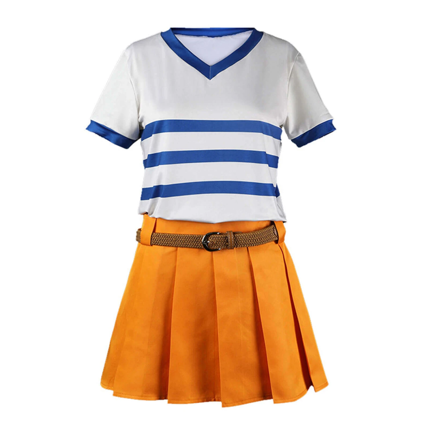 Nami Cosplay Costume Straw Hat Crew Nami Suit Kids Adults Halloween Carnival Outfits 3 Nami Cosplay Costume Straw Hat Crew Nami Suit Kids Adults Halloween Carnival Outfits - Image 3
