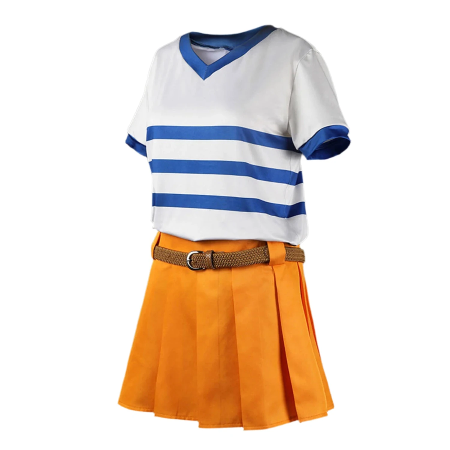 Nami Cosplay Costume Straw Hat Crew Nami Suit Kids Adults Halloween Carnival Outfits 4 Nami Cosplay Costume Straw Hat Crew Nami Suit Kids Adults Halloween Carnival Outfits - Image 4