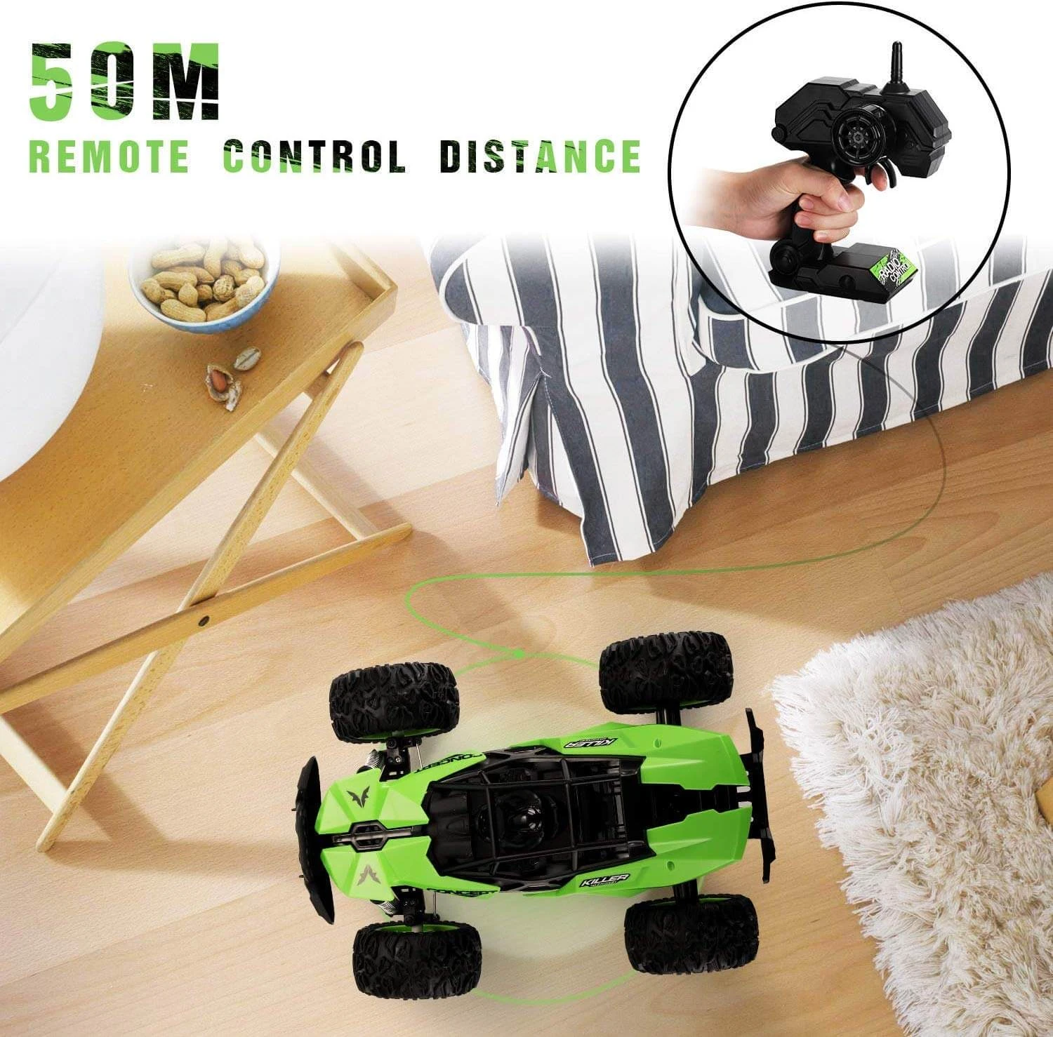 Off Road RC Car 1:12 Large Size Remote Control Truck High Speed Monster Vehicle 3 Off Road RC Car 1:12 Large Size Remote Control Truck High Speed Monster Vehicle - Image 3
