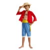 Loofie Costume Red Coat Shorts And Straw Hat Suit For Kids Adults Halloween Cosplay
