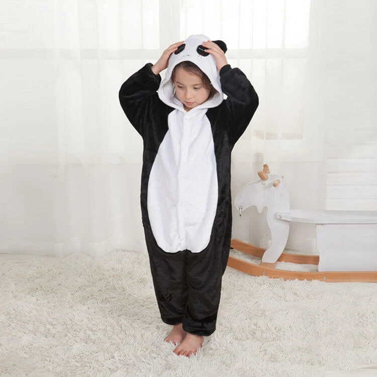 Kids And Adult Family Matching One Piece Panda Costumes Cosy Homewear Cartoon Pajamas 5 Kids And Adult Family Matching One Piece Panda Costumes Cosy Homewear Cartoon Pajamas - Image 5