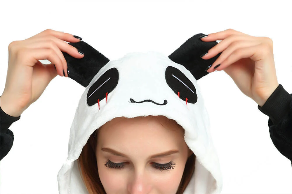 Kids And Adult Family Matching One Piece Panda Costumes Cosy Homewear Cartoon Pajamas 3 Kids And Adult Family Matching One Piece Panda Costumes Cosy Homewear Cartoon Pajamas - Image 3