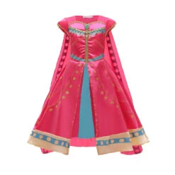 Role Playing Dress For Girls Kids Princess Costume Children Dress Up Halloween Party Outfits With Cloak