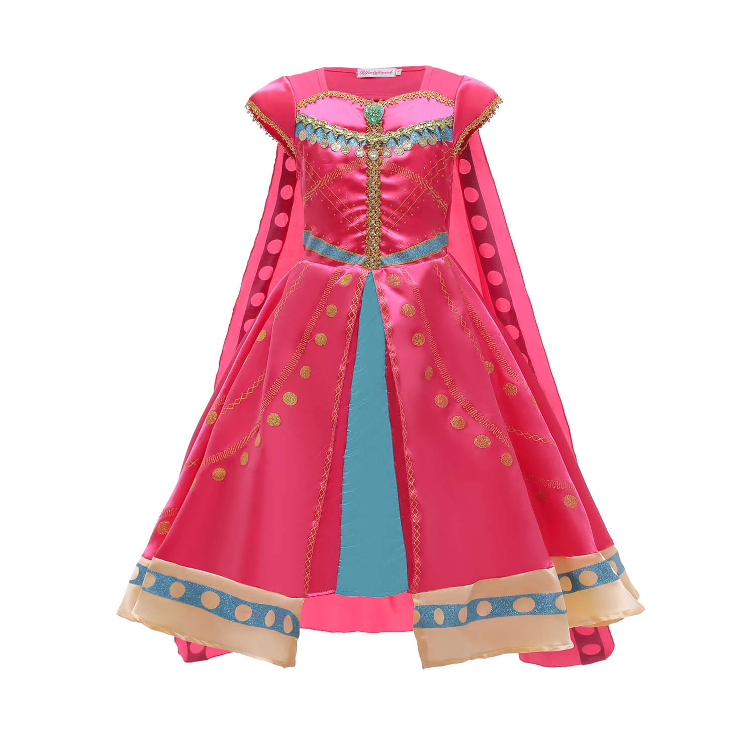Role Playing Dress For Girls Kids Princess Costume Children Dress Up Halloween Party Outfits With Cloak 1 Role Playing Dress For Girls Kids Princess Costume Children Dress Up Halloween Party Outfits With Cloak