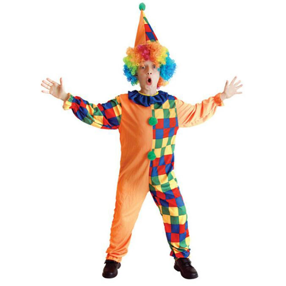 Kids Boys Halloween Clown Costume Cosplay Suit Set Stage Performance Wear 5 Kids Boys Halloween Clown Costume Cosplay Suit Set Stage Performance Wear - Image 5