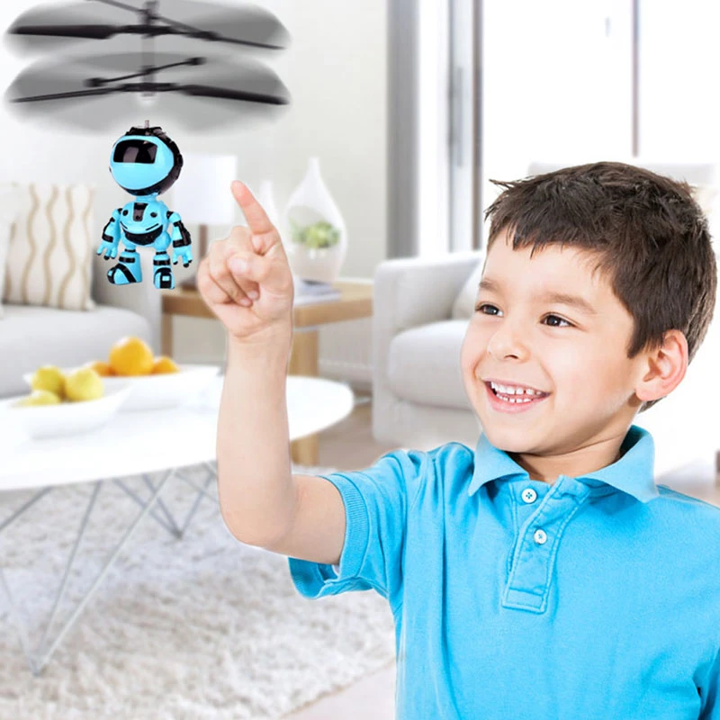 Hand Sensing Fly Robot Kids Suspension Aircraft Toys With USB 1 Hand Sensing Fly Robot Kids Suspension Aircraft Toys With USB
