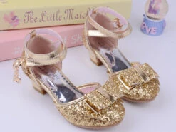 Girls Princess Glitter Bow Tie Shoes Mini Heels With Ankle Strap 9 Girls Princess Glitter Bow Tie Shoes Mini Heels With Ankle Strap -Sun Baby Sales Store product image 1072712572