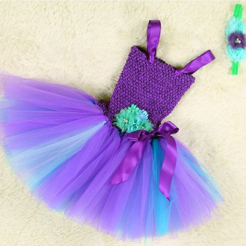 Girl Birthday Party Tutu Costume With Headband Halloween Costume Outfit 4 Girl Birthday Party Tutu Costume With Headband Halloween Costume Outfit - Image 4