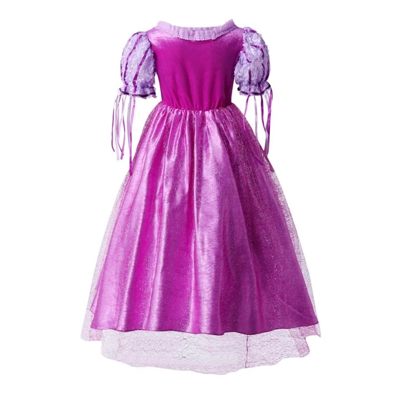 Girls Princess Dress Longest Hair Princess OutfitFairy Tales Cosplay Costume 3 Girls Princess Dress Longest Hair Princess OutfitFairy Tales Cosplay Costume - Image 3