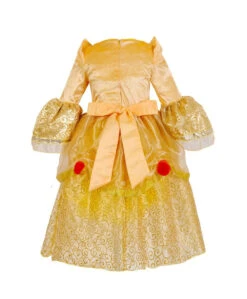 Classic Princess Belle Dress Cosplay Costume Halloween Party Dress Up 13 Classic Princess Belle Dress Cosplay Costume Halloween Party Dress Up -Sun Baby Sales Store product image 1100859477