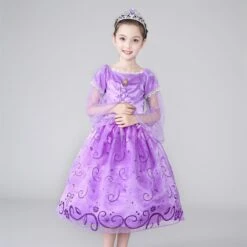 Girl Sofia Princess Dress Up Cosplay Costume Halloween Christmas Suit 13 Girl Sofia Princess Dress Up Cosplay Costume Halloween Christmas Suit -Sun Baby Sales Store product image 1102151814
