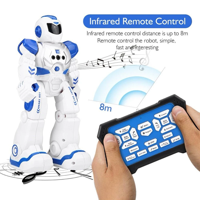 Intelligent Programmable RC Robot Gesture Sensor 2.4G RC Smart Robot Educational Kids Toys 3 Intelligent Programmable RC Robot Gesture Sensor 2.4G RC Smart Robot Educational Kids Toys - Image 3