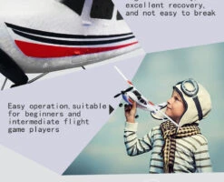 2.4G RC Airplane Fixed Wing Plane Outdoor Toys Drone RTF Upgrade Version Digital Servo Propeller, With Gyroscope 18 2.4G RC Airplane Fixed Wing Plane Outdoor Toys Drone RTF Upgrade Version Digital Servo Propeller, With Gyroscope -Sun Baby Sales Store product image 1144813791