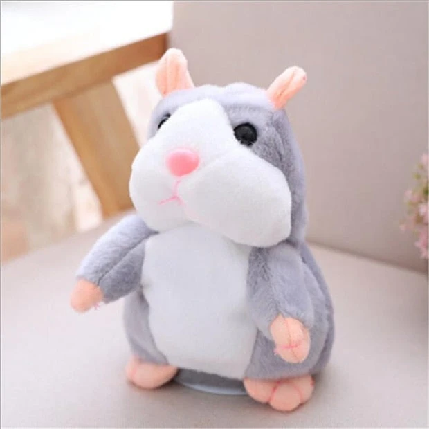 Talking Hamster Falante Mouse Pet Plush Toy Cute Talking Sound Record Educational Stuffed Doll 2 Talking Hamster Falante Mouse Pet Plush Toy Cute Talking Sound Record Educational Stuffed Doll - Image 2