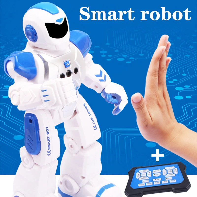 Intelligent Programmable RC Robot Gesture Sensor 2.4G RC Smart Robot Educational Kids Toys 1 Intelligent Programmable RC Robot Gesture Sensor 2.4G RC Smart Robot Educational Kids Toys