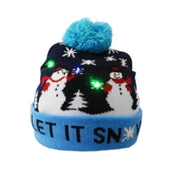 Christmas LED Hat Light Up Knitted Beanie Holiday Hat, Best Christmas Gift For Kids Adults 21 Christmas LED Hat Light Up Knitted Beanie Holiday Hat, Best Christmas Gift For Kids Adults -Sun Baby Sales Store product image 1549250273