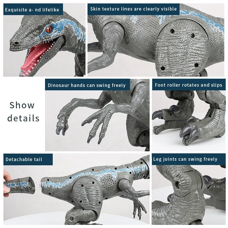 Giant RC Dinosaur Toy Remote Control Dinosaur Robot Electric Walking Animals Controlled Toys 9 Giant RC Dinosaur Toy Remote Control Dinosaur Robot Electric Walking Animals Controlled Toys - Image 9