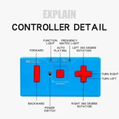 3D RC Stunt Car High Speed Tumbling Crawler Vehicle 360 Degree Flips Double Sided Rotating Tumbling RC Car Radio Control Toy Car -Sun Baby Sales Store product image 1674552061