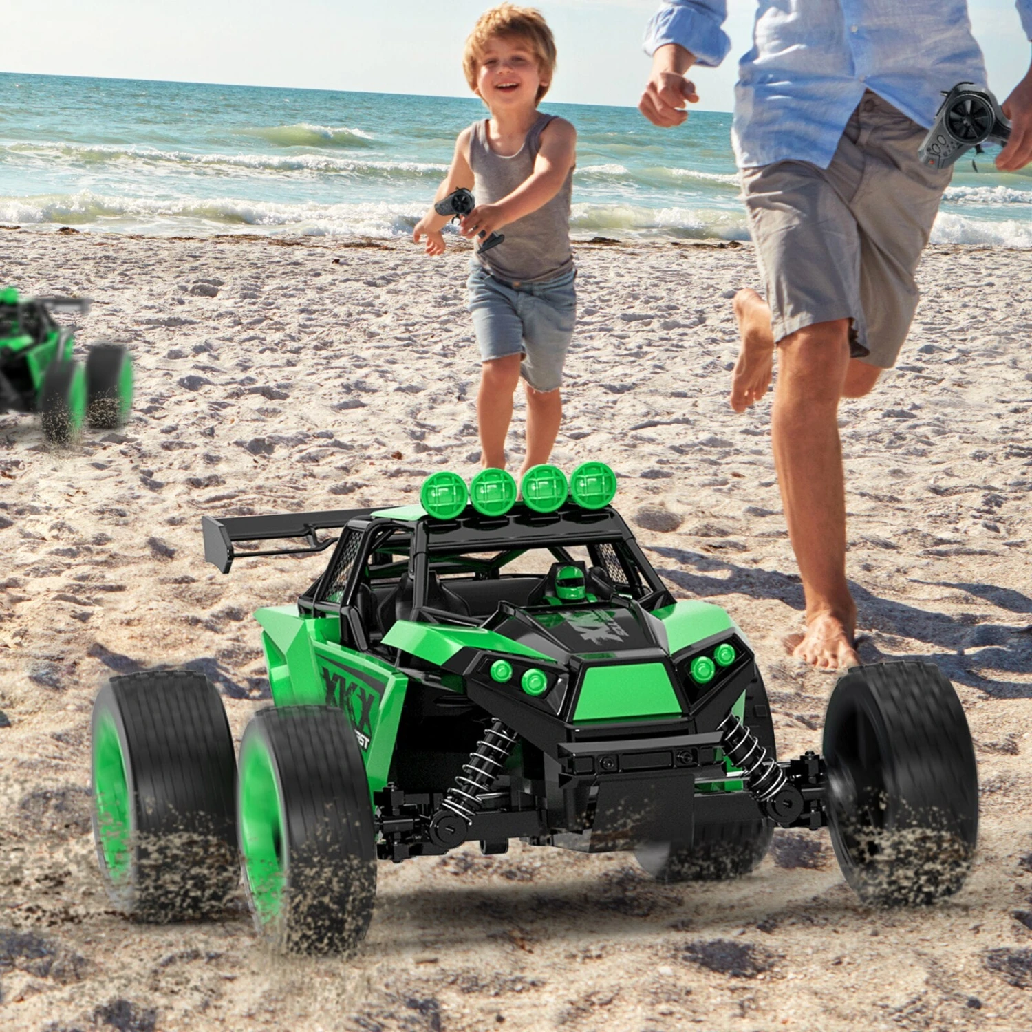 1:18 RC Car Off-Road Trucks Remote Control High Speed Buggy Climbing Car 5 1:18 RC Car Off-Road Trucks Remote Control High Speed Buggy Climbing Car - Image 5