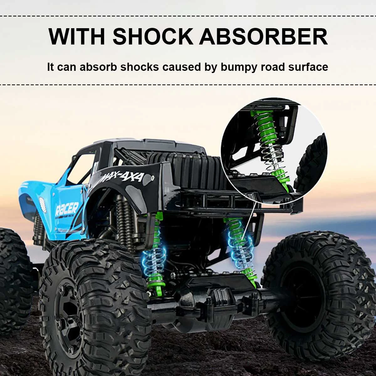 Amphibious RC Car 100% Waterproof Off-Road Monster Vehicle 2.4GH Remote Control Truck 6 Amphibious RC Car 100% Waterproof Off-Road Monster Vehicle 2.4GH Remote Control Truck - Image 6