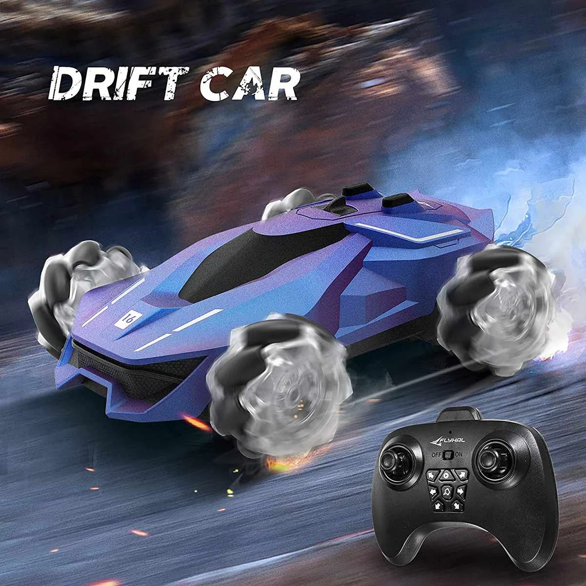 1:24 High Speed 4WD RC Car Remote Control Stunt Vehicles Drift Racing Toys 2 1:24 High Speed 4WD RC Car Remote Control Stunt Vehicles Drift Racing Toys - Image 2