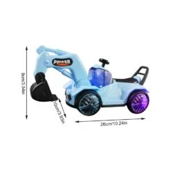 Kids Excavator Toy Music Light Engineering Vehicle Toy Electric Toy Car For Girls Boy Outdoor Fun Kids Toys -Sun Baby Sales Store product image 1977140019