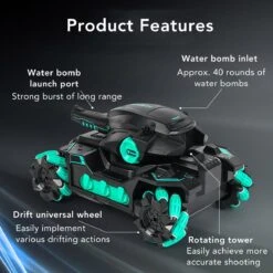 Kids Water Bomb Tank RC Gesture Sensor Tank Car Multiplayer Battle Remote Control Toys 25 Kids Water Bomb Tank RC Gesture Sensor Tank Car Multiplayer Battle Remote Control Toys -Sun Baby Sales Store product image 1977190851