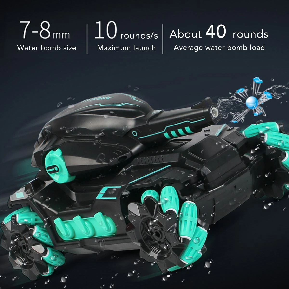 Kids Water Bomb Tank RC Gesture Sensor Tank Car Multiplayer Battle Remote Control Toys 10 Kids Water Bomb Tank RC Gesture Sensor Tank Car Multiplayer Battle Remote Control Toys - Image 10