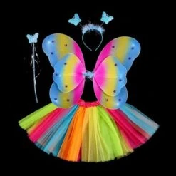 Kids Costume Cosplay Fairy Angel Wings Girl Butterfly Wings Performance Dress 16 Kids Costume Cosplay Fairy Angel Wings Girl Butterfly Wings Performance Dress -Sun Baby Sales Store product image 885587430