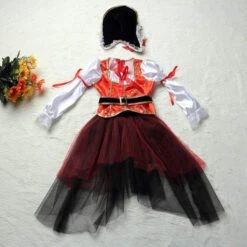 Girls Halloween Christmas Pirate Party Cosplay Costume 7 Girls Halloween Christmas Pirate Party Cosplay Costume -Sun Baby Sales Store product image 994529051