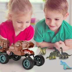 6WD RC Dinosaur Car Remote Control Carrier Truck Dinosaur Toy With Small Dinos For Children Kids Gift 25 6WD RC Dinosaur Car Remote Control Carrier Truck Dinosaur Toy With Small Dinos For Children Kids Gift -Sun Baby Sales Store rc dinosaur transport car 9