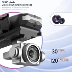 Mini Drone With Camera For Kids 6K Remote Control FPV Quadcopter With Gesture Sensing For Beginners -Sun Baby Sales Store rc drone with camera 17