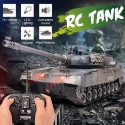 12.3" Remote Control Tank RC Vehicle Full-Function Stunt Tank Toy For Kids Gift 10 12.3" Remote Control Tank RC Vehicle Full-Function Stunt Tank Toy For Kids Gift -Sun Baby Sales Store rc tank remote control toy 7