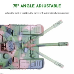 12.3" Remote Control Tank RC Vehicle Full-Function Stunt Tank Toy For Kids Gift 12 12.3" Remote Control Tank RC Vehicle Full-Function Stunt Tank Toy For Kids Gift -Sun Baby Sales Store rc tank remote control toy 8