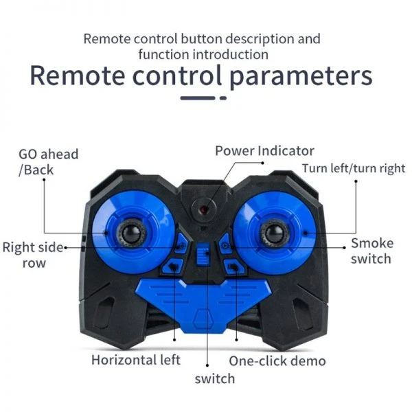 RC Water Bomb Car 360 Rotate Remote Control Stunt Tank Car With Light And Music 7 RC Water Bomb Car 360 Rotate Remote Control Stunt Tank Car With Light And Music - Image 7