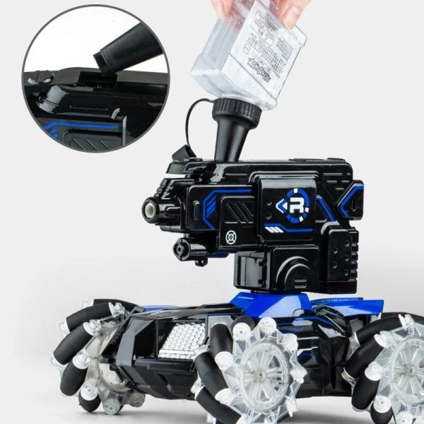 RC Water Bomb Car 360 Rotate Remote Control Stunt Tank Car With Light And Music 5 RC Water Bomb Car 360 Rotate Remote Control Stunt Tank Car With Light And Music - Image 5