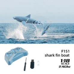 Simulation Shark Remote Toy Spoof Jokes Interesting Prank Toys Remote Control Racing Boat 18 Simulation Shark Remote Toy Spoof Jokes Interesting Prank Toys Remote Control Racing Boat -Sun Baby Sales Store rcboat 2