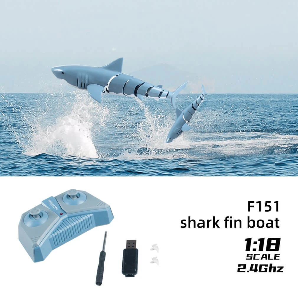Simulation Shark Remote Toy Spoof Jokes Interesting Prank Toys Remote Control Racing Boat 8 Simulation Shark Remote Toy Spoof Jokes Interesting Prank Toys Remote Control Racing Boat - Image 8